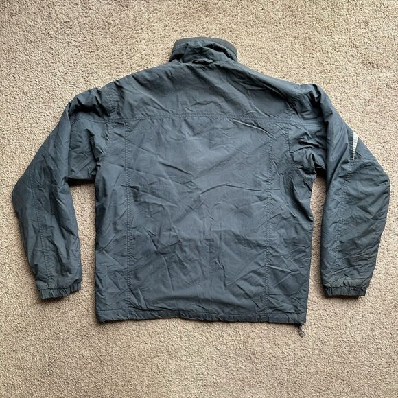 Columbia Jacket Mens Medium Full Zip Fleece Lined Mock Neck Light Blue - Picture 2 of 11